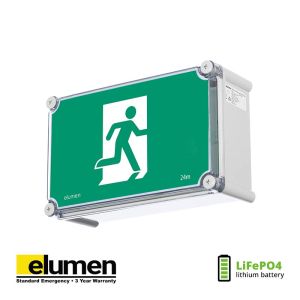 Weatherproof IP65 Exit Light