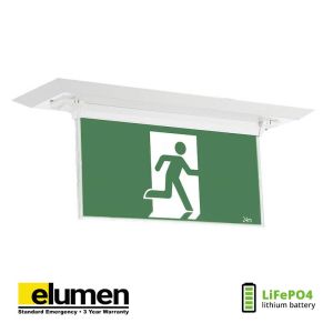 Recessed Blade LED Emergency Exit Light
